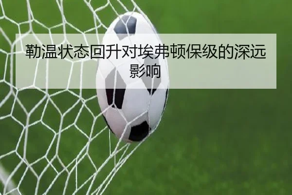 勒温状态回升对埃弗顿保级的深远影响 - wending